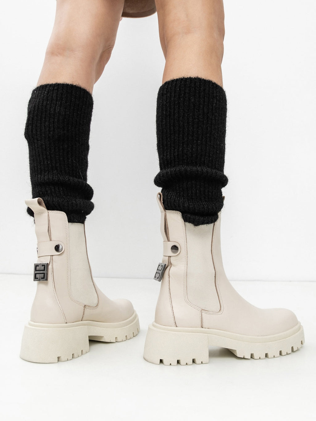 Women's leather shoes-1