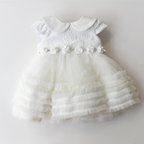 Daisy Pearls Formal Baby Dress-1