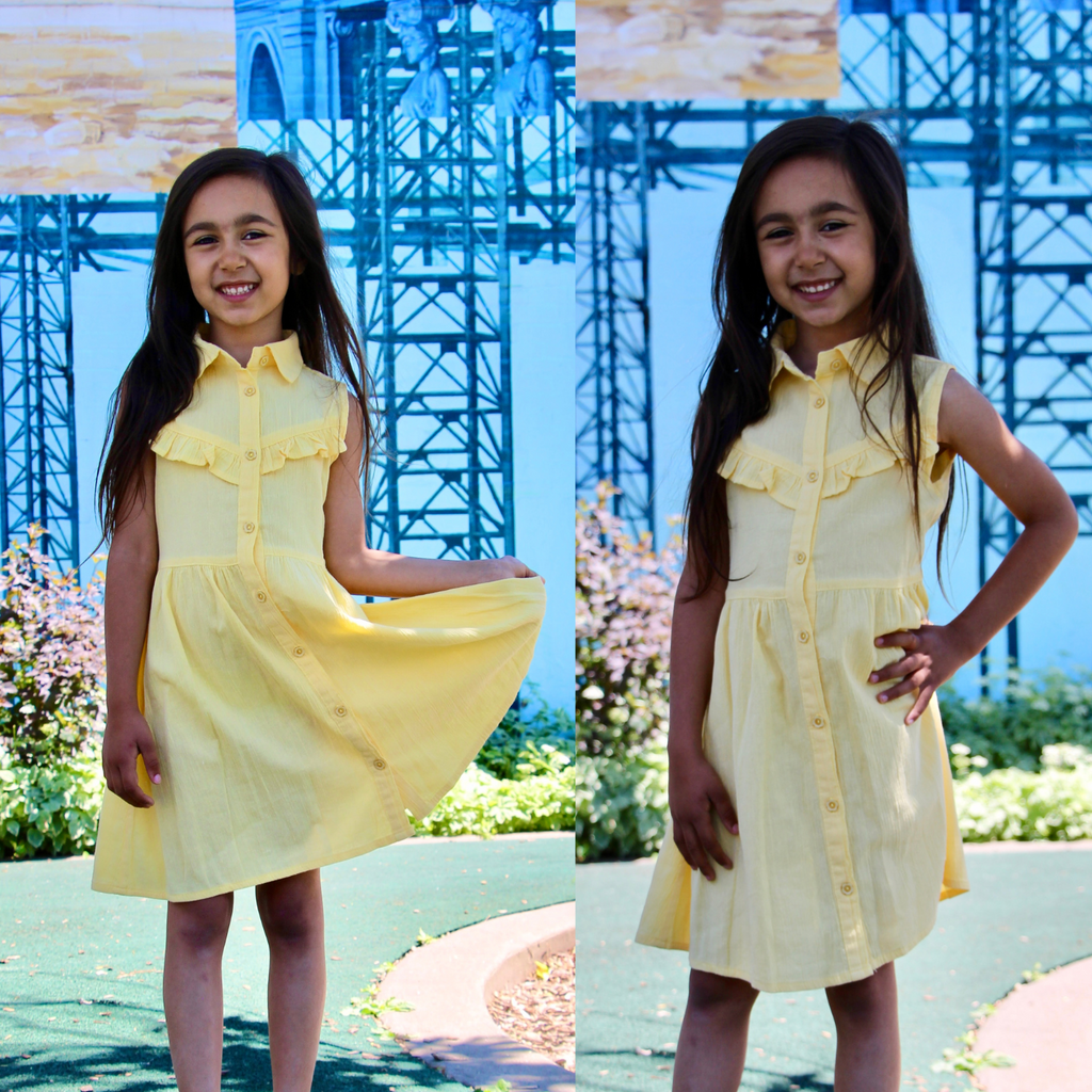 Sunny Summer's Cotton Girl Dress-5