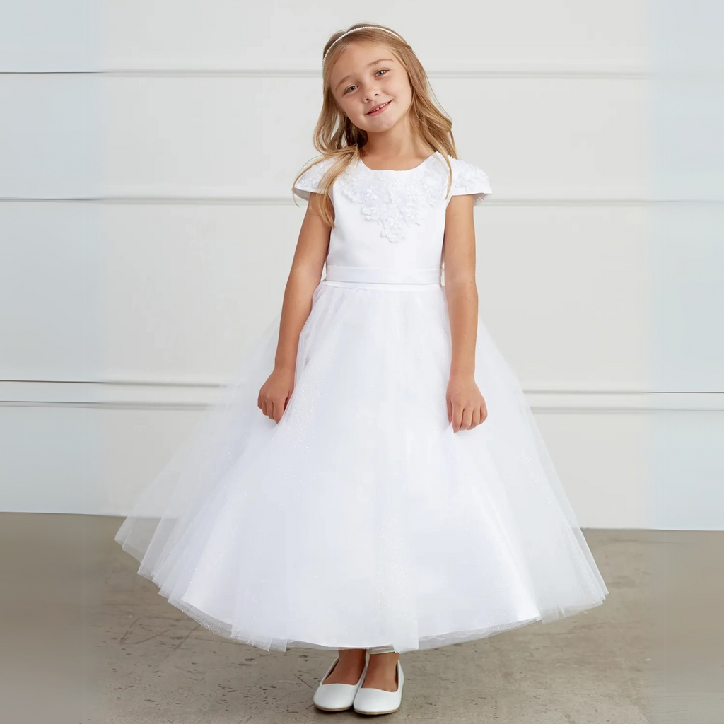 Flower Princess Girls Formal Dress-1