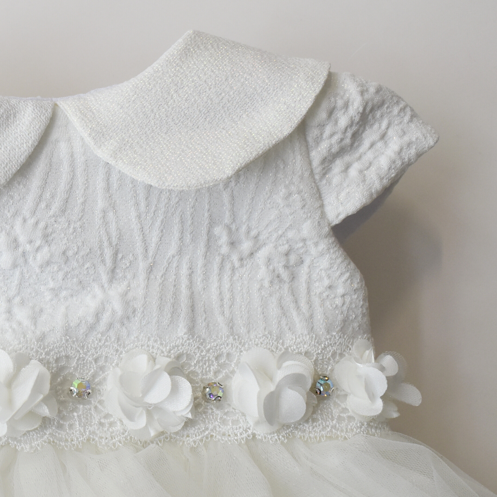 Daisy Pearls Formal Baby Dress-2