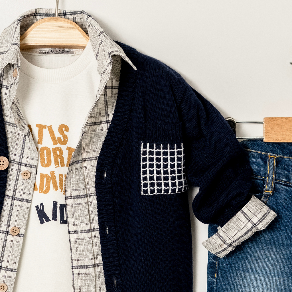 Four Love Sweater Jeans Set-4