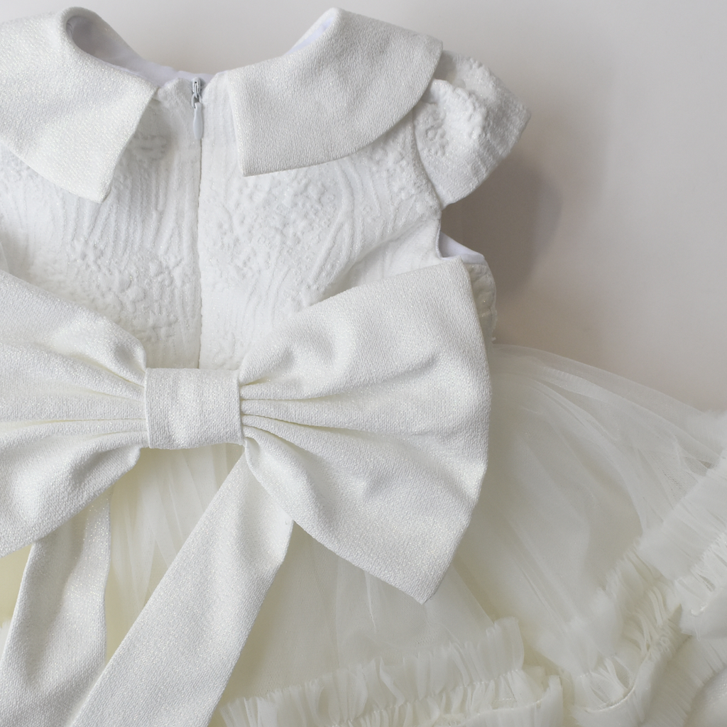 Daisy Pearls Formal Baby Dress-3