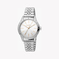 Esprit Women's Silver Stainless Steel Watch, Silver Dial | Es1l051m0045-0