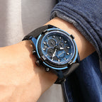 RUIMAS Top Luxury Quartz Wristwatches Men Silicone Large Dial  Military Sports Watches Waterproof Luminous Date Reloj Hombre-2