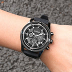 RUIMAS Top Luxury Quartz Wristwatches Men Silicone Large Dial  Military Sports Watches Waterproof Luminous Date Reloj Hombre-3