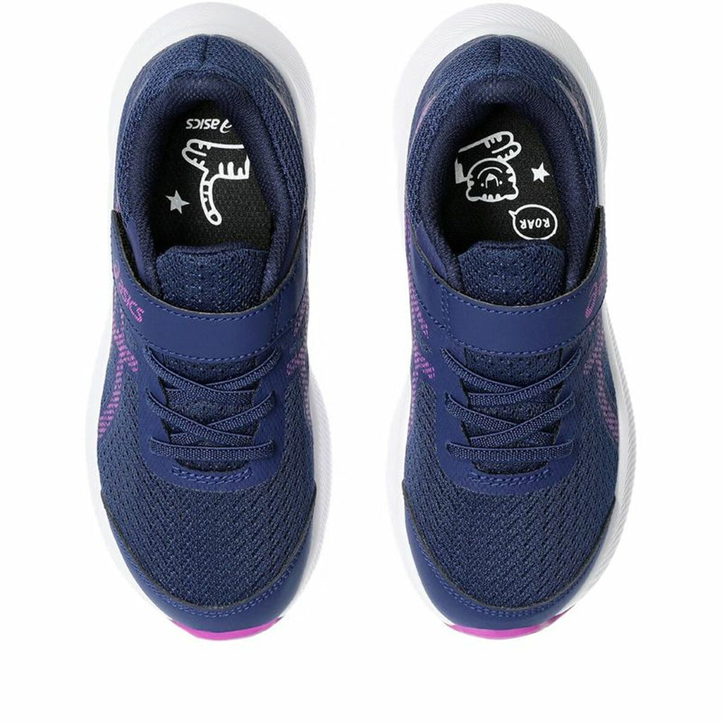 Running Shoes for Kids Asics Patriot 13 Ps Infantil Blue-4