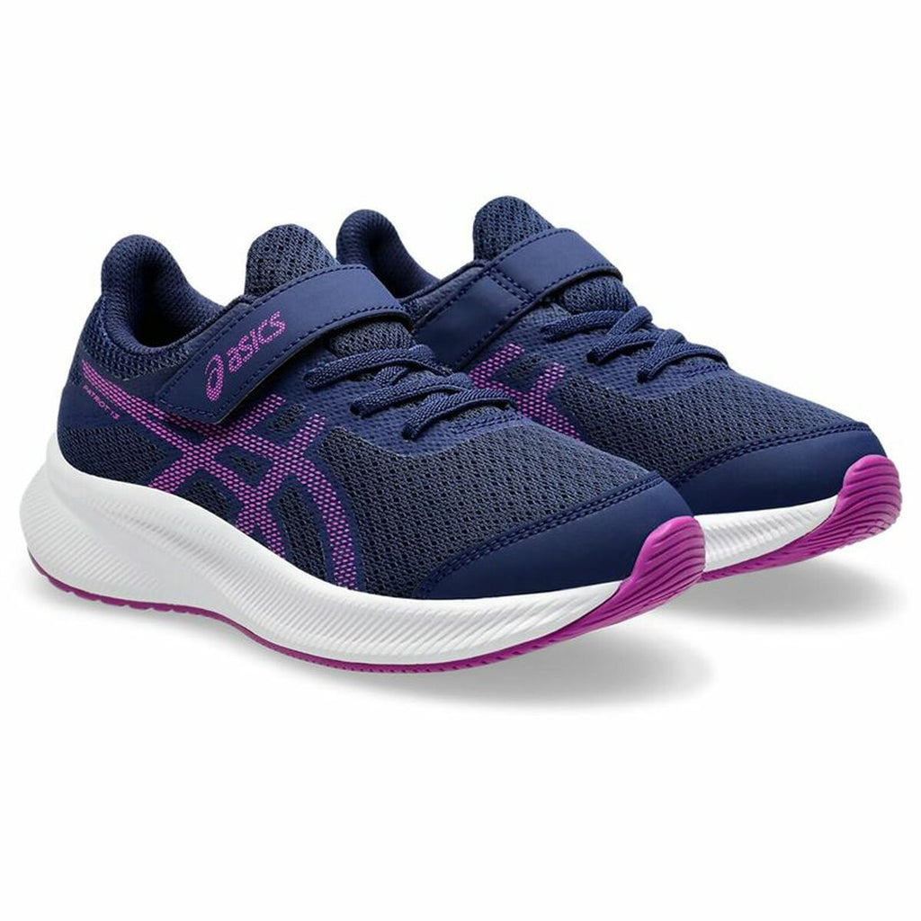 Running Shoes for Kids Asics Patriot 13 Ps Infantil Blue-3