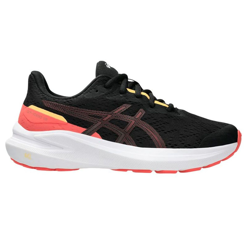 Sporta apavi bērniem Asics GT-1000 13 GS melni | Stabilitātes apavi | ES noliktavas