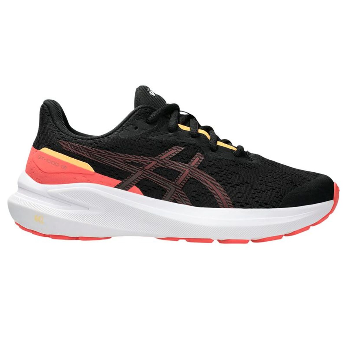 Sporta apavi bērniem Asics GT-1000 13 GS melni | Stabilitātes apavi | ES noliktavas