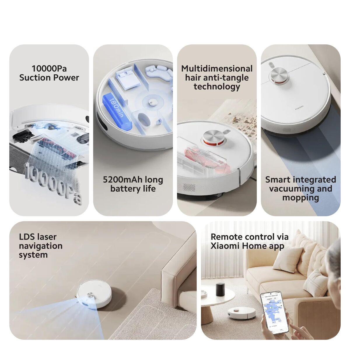 Robot Vacuum Cleaner Xiaomi BHR084AEU-8