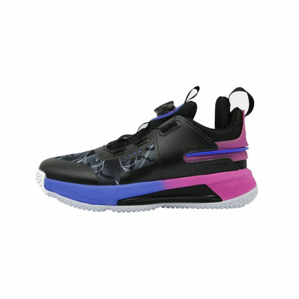 Basketball Shoes for Children Peak Flash Kid Black-0