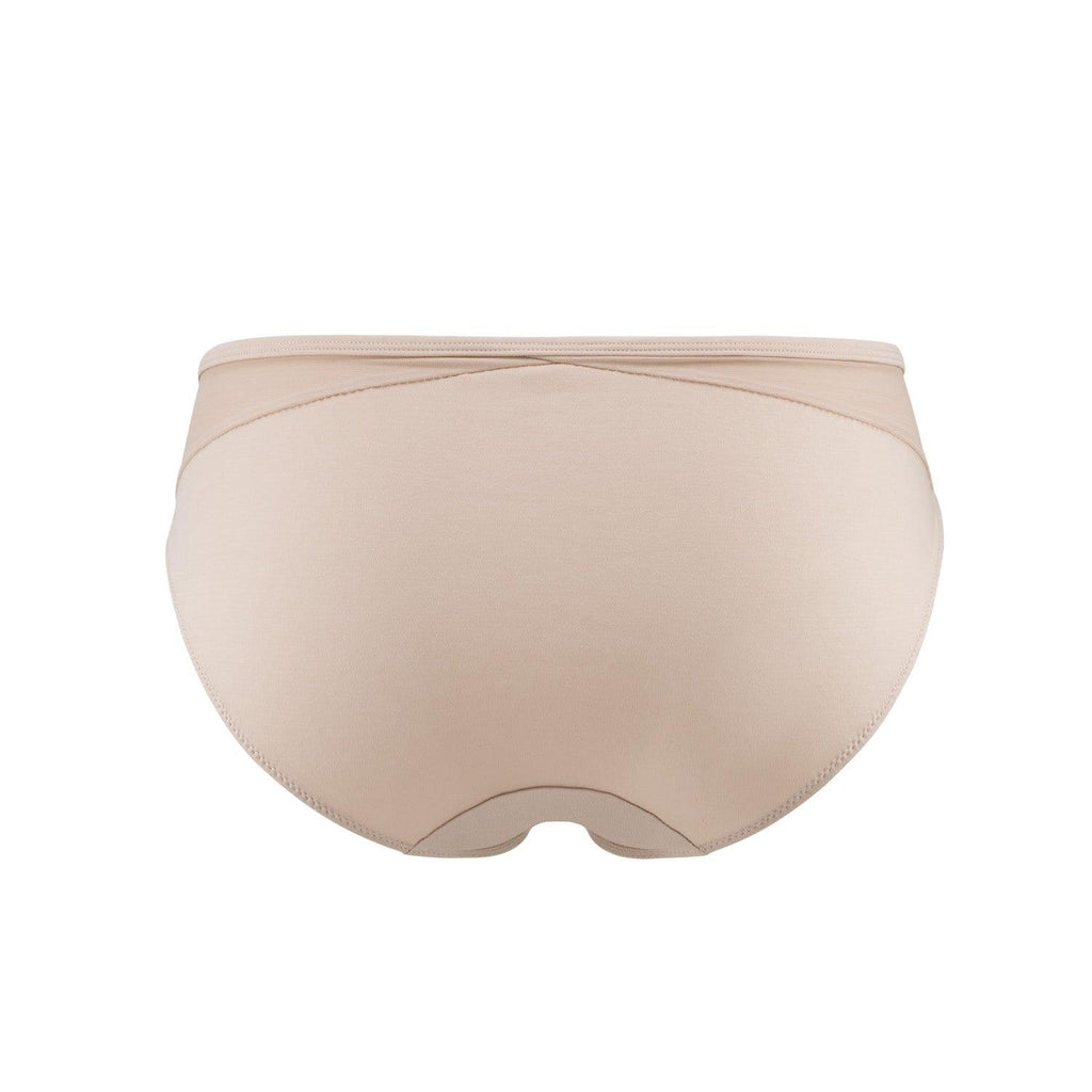 Hope - Silk & Organic Cotton Brief in Skin Tone Colours-1