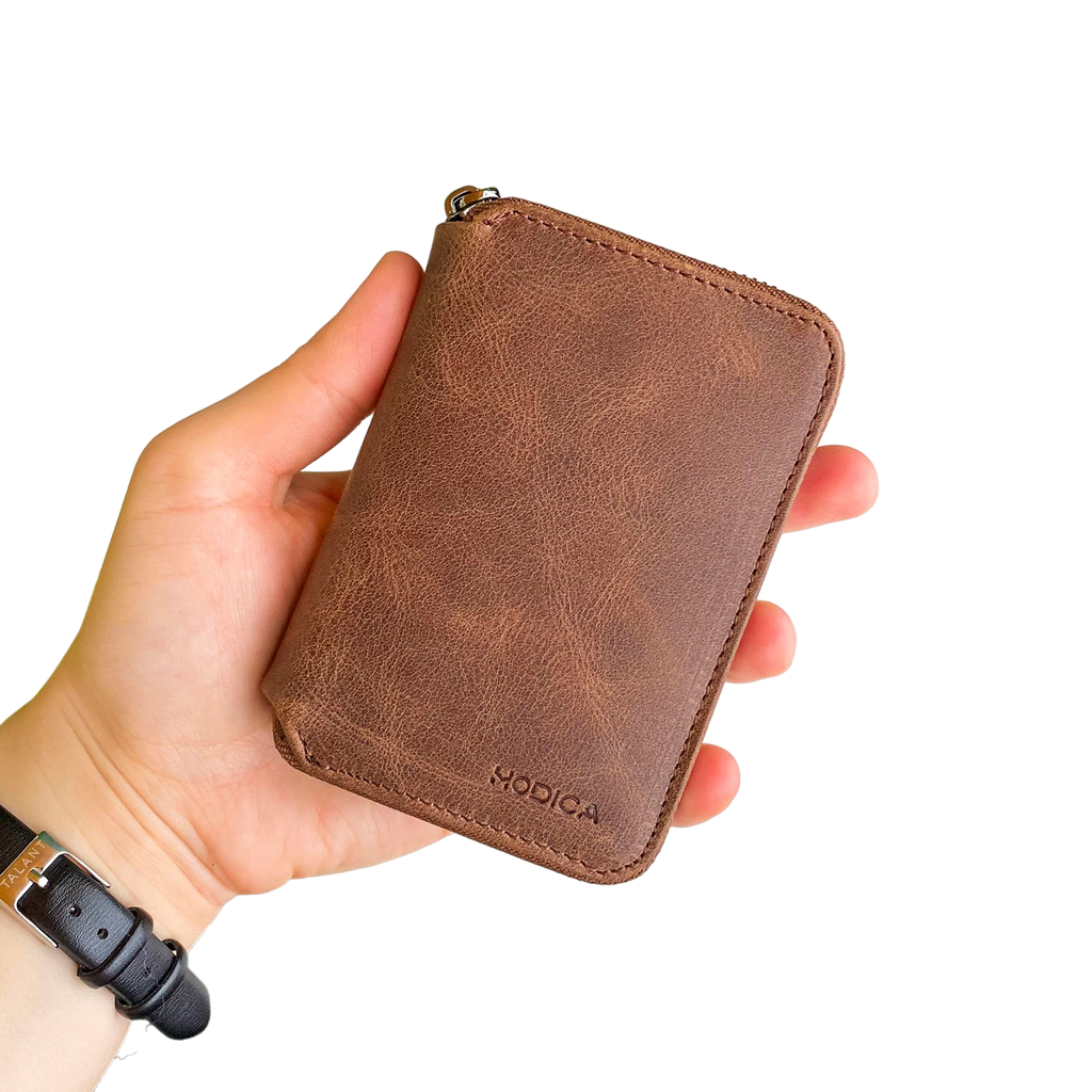 Porto - Genuine Leather Wallet with Zipper Feature-0