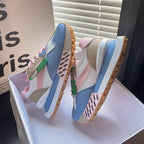 Daddy Breathable Summer Genuine Leather Thick Bottom Women's Clothing Argan Sneaker-5