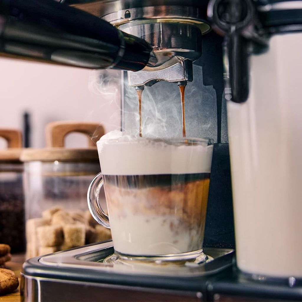 Cecotec Power Espresso 20 ColdBrew Latte 1350W 20bar Black Manual Coffee Machine-11