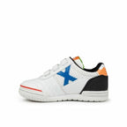 Bērnu iekštelpu futbola apavi Munich G-3 Kid Vco Profit balti