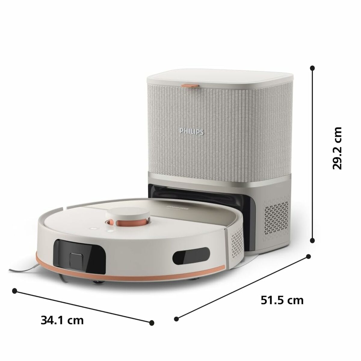 Robot Vacuum Cleaner Philips 4800 mAh-6