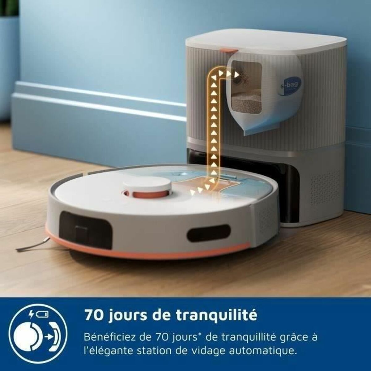 Robot Vacuum Cleaner Philips 4800 mAh-3