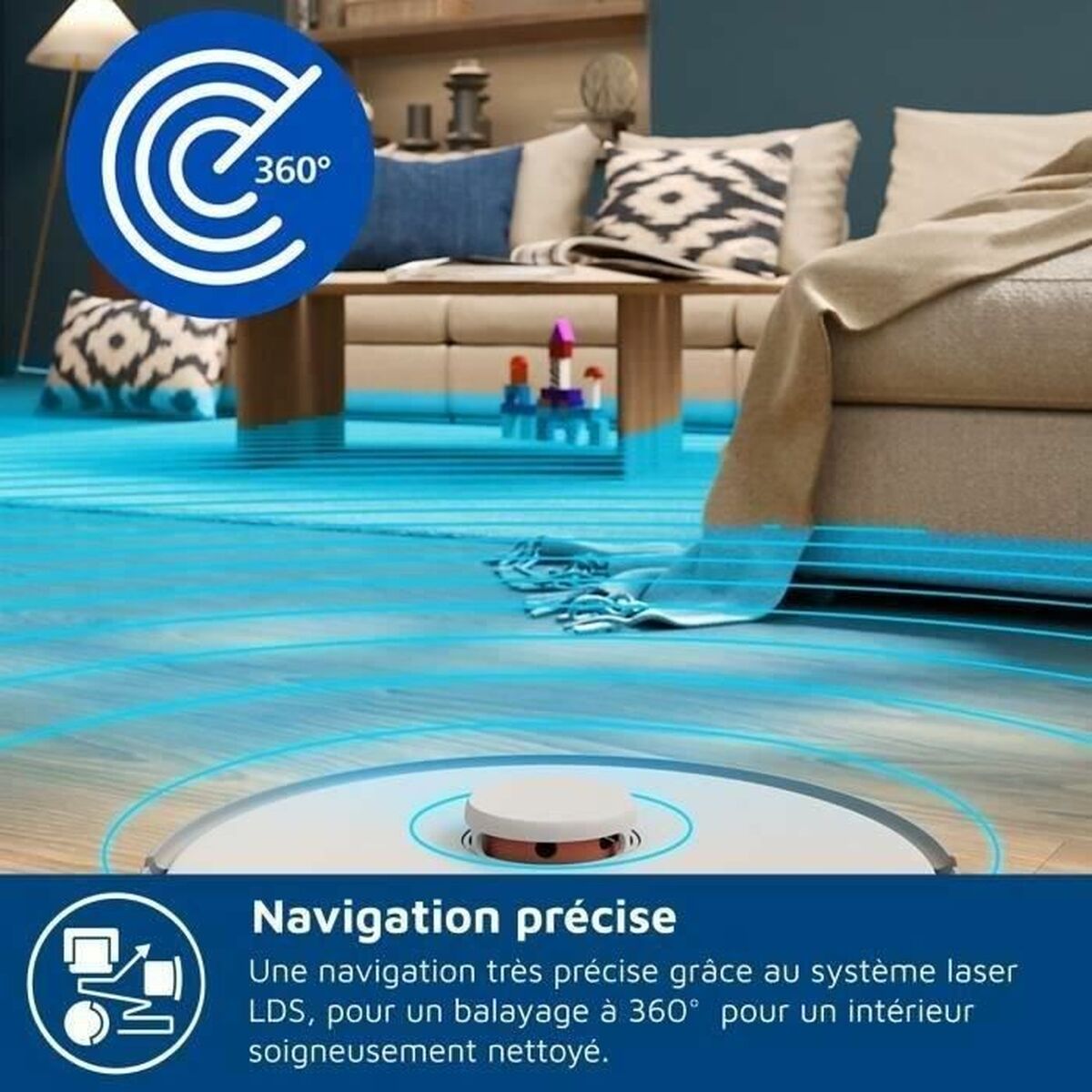 Robot Vacuum Cleaner Philips 4800 mAh-1