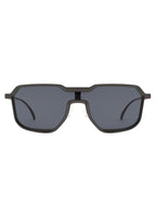 Fusion - Retro Oversized Square Geometric Fashion Sunglasses-4