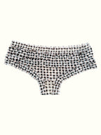 Milanblocks Vintage Style Gingham Daisy Ruffle Panties-4
