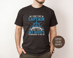 I Am the Captain of This Boat Comfort Colors Shirt-0