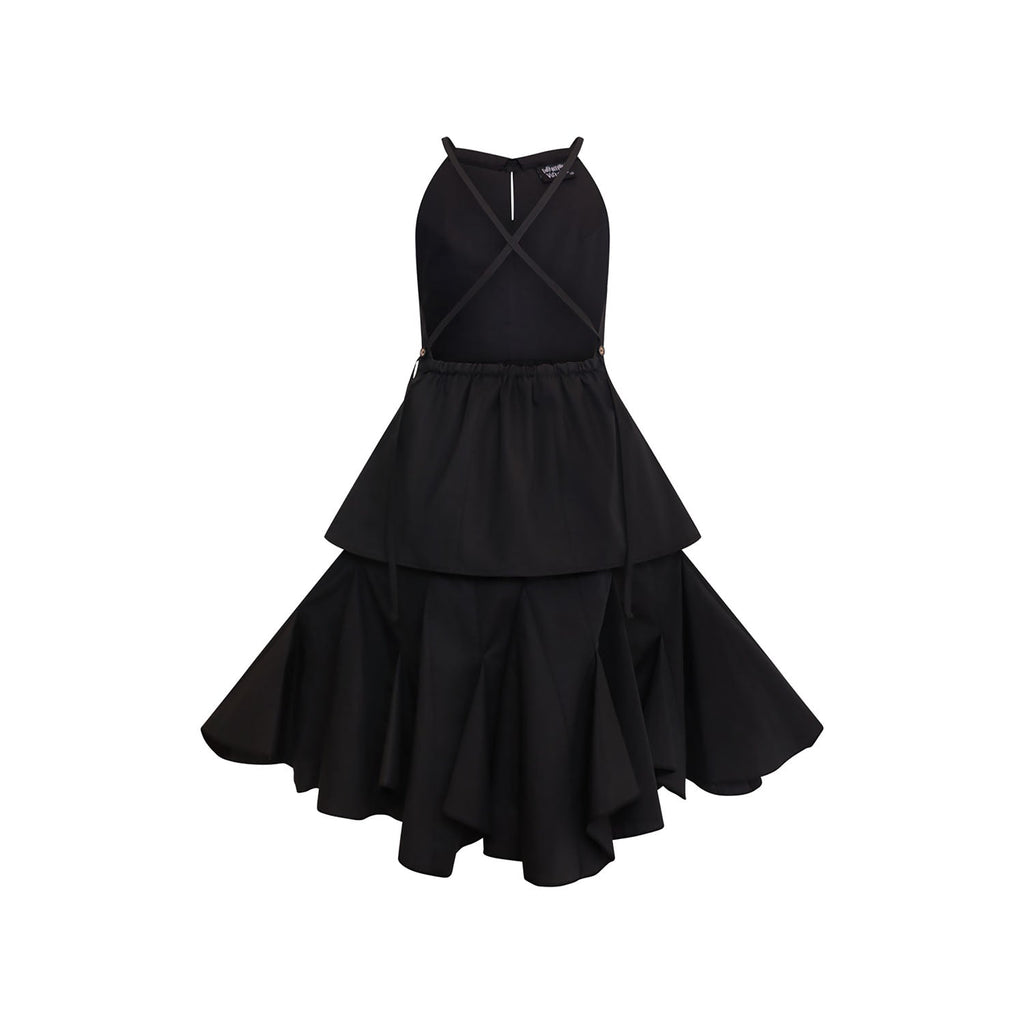 Zero Waste Girls Black Dress-2