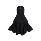 Zero Waste Girls Black Dress-2