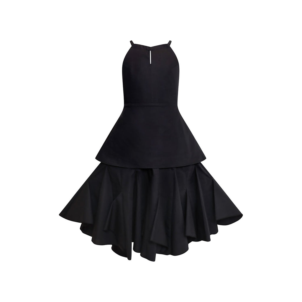 Zero Waste Girls Black Dress-0