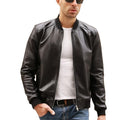 Jorah Men's Classic Bomber Leather Jacket-0