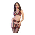 Underwear Set Chilirose Black Red L/XL 4 Pieces-0