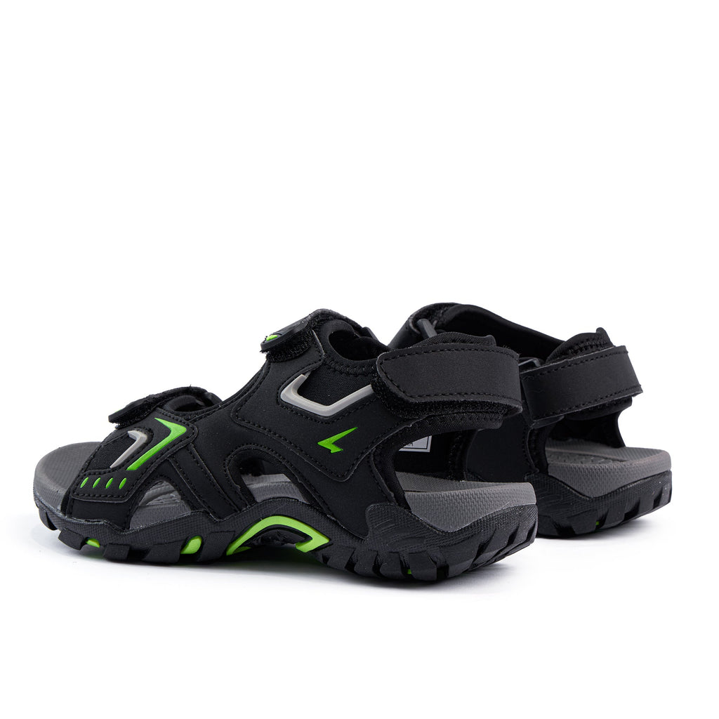 Rock Boys Outdoor Adjustable Sandal Black/Lime-2