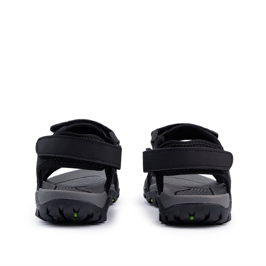 Rock Boys Outdoor Adjustable Sandal Black/Lime-3