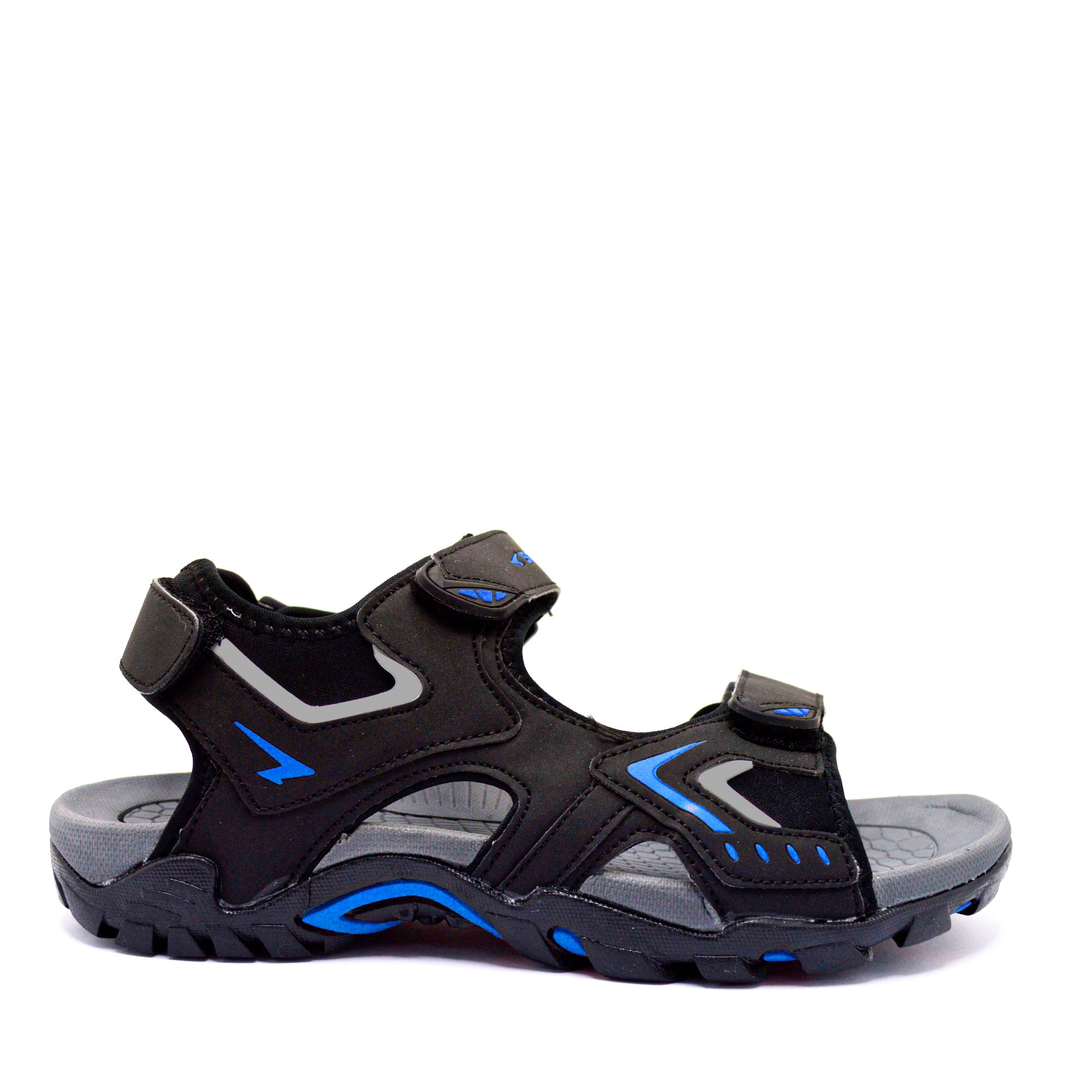 Rock Mens Outdoor Adjustable Sandal -  Black Royal-0