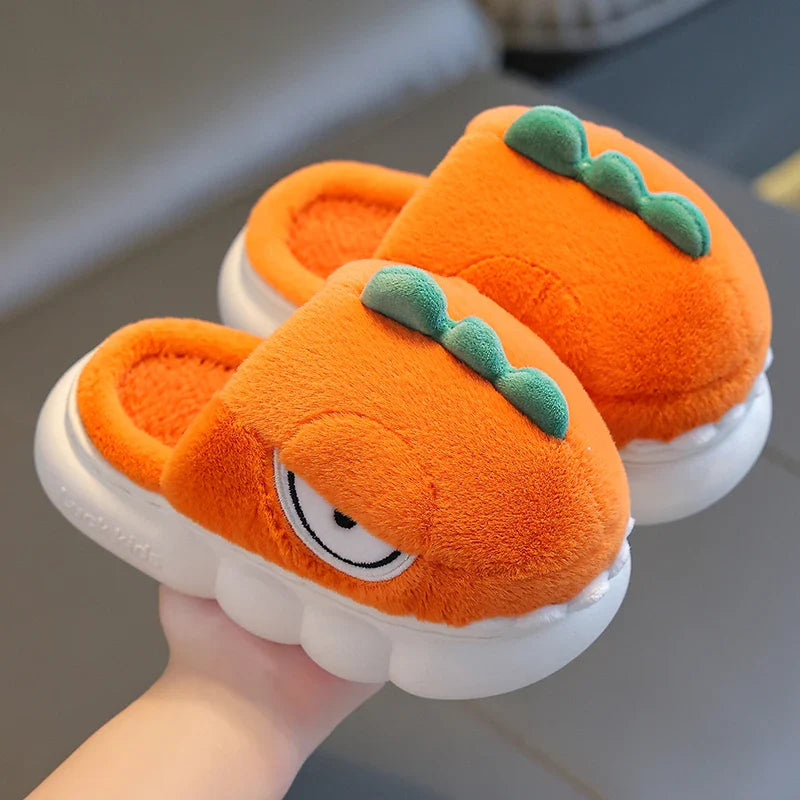 Warm Dinosaur Slippers for Children-5