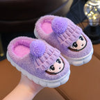 Cartoon Indoor Warm Slippers for Children-8