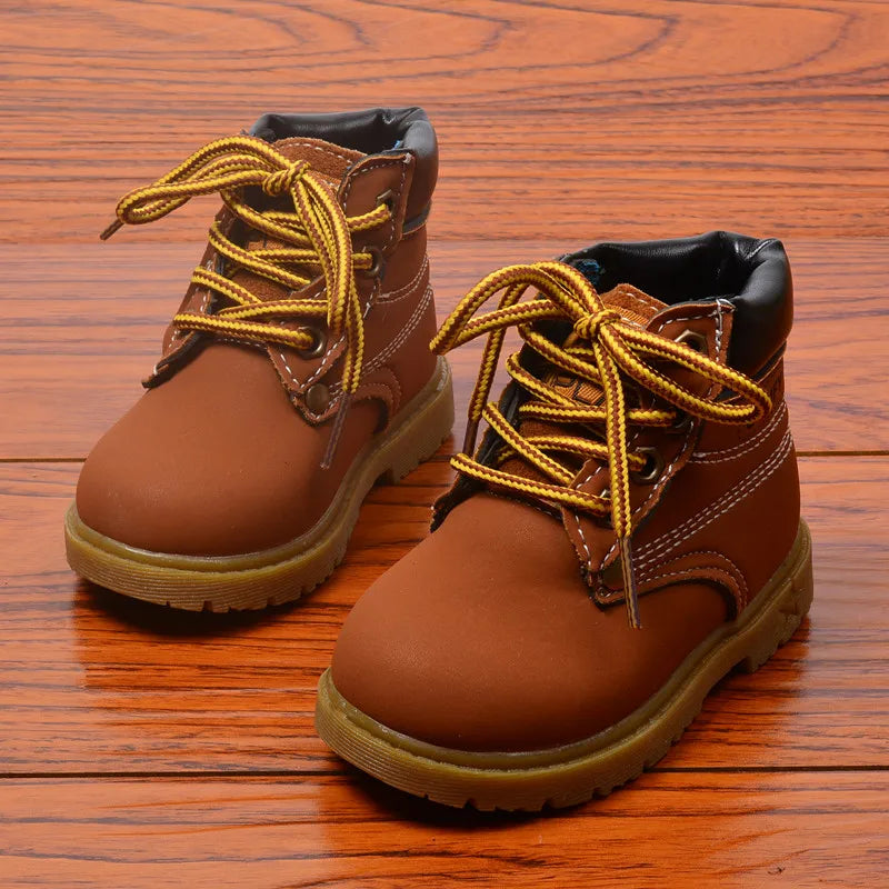 Lug-Soled Boots with Laces for Children Multivariant-3