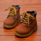Lug-Soled Boots with Laces for Children Multivariant-3