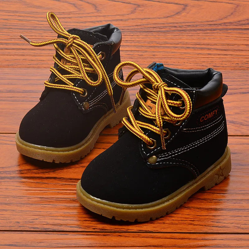 Lug-Soled Boots with Laces for Children Multivariant-2