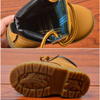 Lug-Soled Boots with Laces for Children Multivariant-4