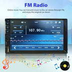 7 2DIN Touchscreen Car Stereo Black-4