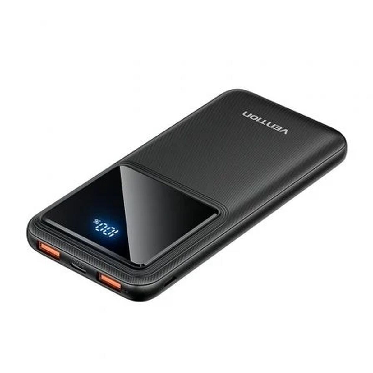 vention 10000mah powerbank black usb c fast charging