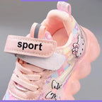 Breathable Sneakers Shoes with Cartoon LED for Children-4