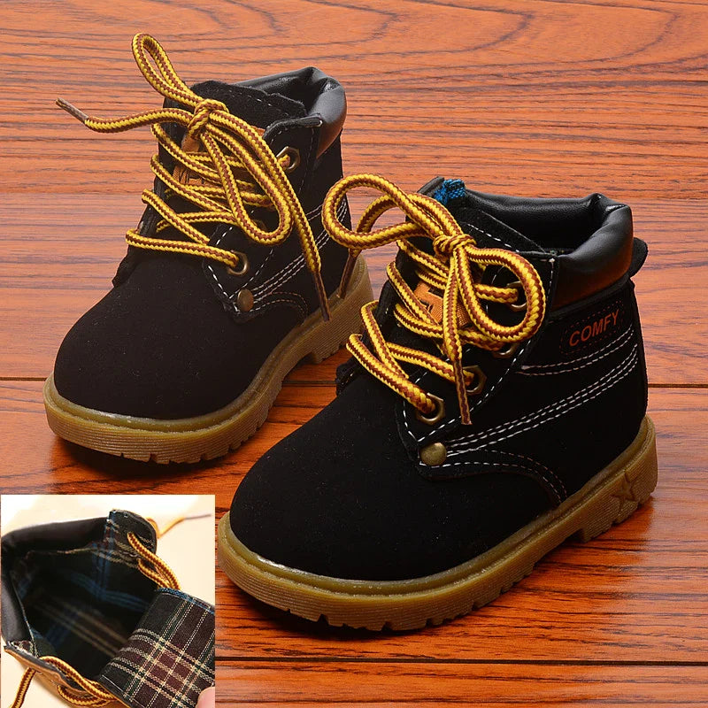Lug-Soled Boots with Laces for Children Multivariant-6