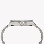 Timex Men's Silver Stainless Steel Watch, Blue Dial | Tw2r46000-1