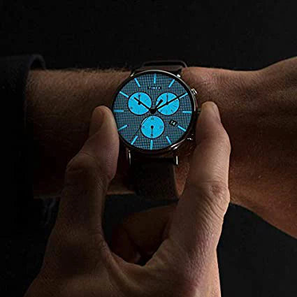 Timex Men's Brass Watch, Brown Leather, Gray Dial | Tw2r80000-2