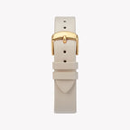 Timex Women's Off-White Leather Watch, Mother Of Pearl Dial | Tw2t35400-2