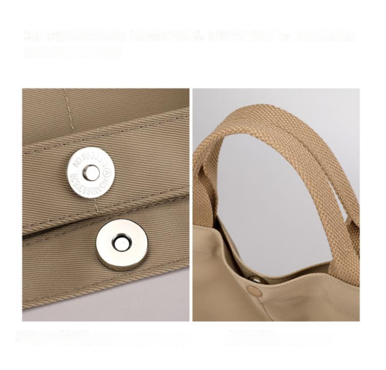 NNEDSZ Red Minimalist Nylon Tote Bag with Adjustable Shoulder Strap, Large Capacity-3