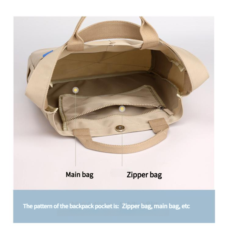 NNEDSZ Red Minimalist Nylon Tote Bag with Adjustable Shoulder Strap, Large Capacity-4